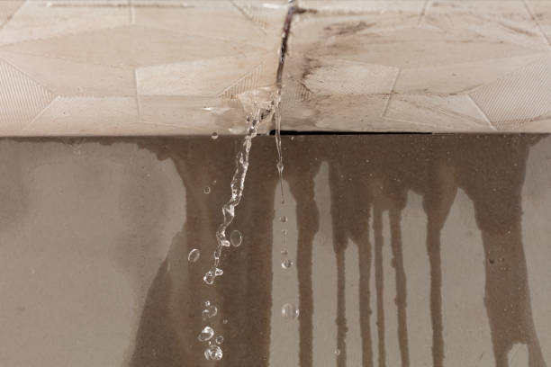 Professional Flood Damage Cleanup technician working in Port Reading, NJ